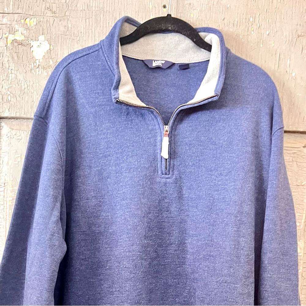 NWOT lands end quarter zip pullover